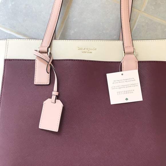 LAST 1 ❗️KATE SPADE CAMERON LG CHERRYWOOD LAPTOP - Picture 5 of 8